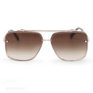 TopFoxx Bella Tangle-Free Aviator Sunglasses – Gold/Brown